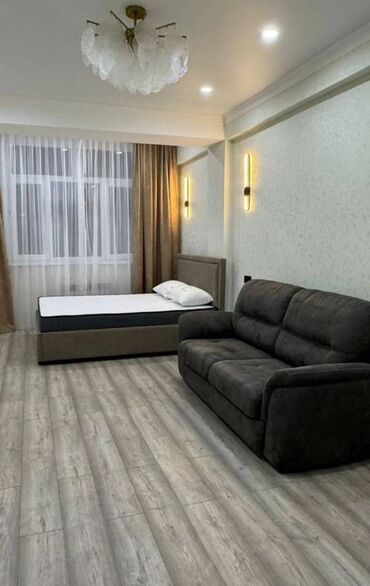 однокомнатная квартира кок жар: 1 комната, 45 м², Элитка, 1 этаж, Евроремонт