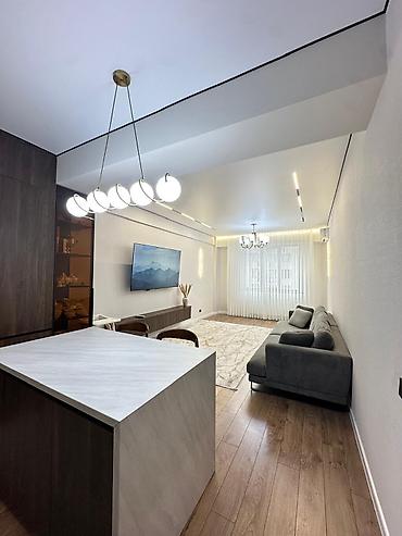 Квартиры: 3 комнаты, 90 м², Асанбай мкр Элитка, 12 этаж, Евроремонт — 3