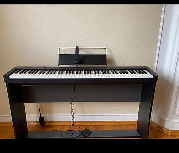 pianolar: Məhsul: Casio CDP-S110 BK rəqəmsal piano + dekorativ şüşə vaza Casio — 3