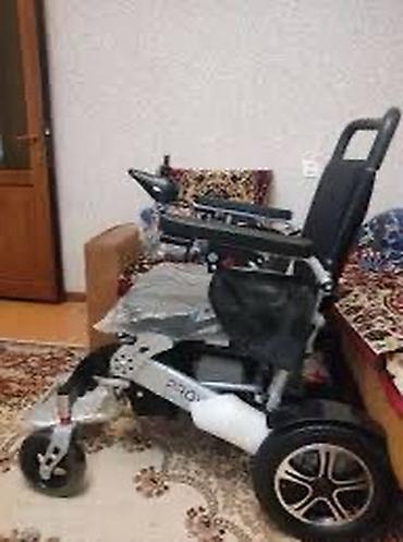 akülü araba: Elektrik təkərli kreslo – yığılabilən, yüngül alüminium korpuslu model — 3