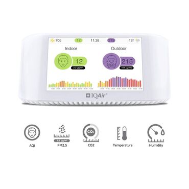 Другая климатическая техника: Монитор качества воздуха IQAir AirVisual Pro Indoor Монитор качества — 1