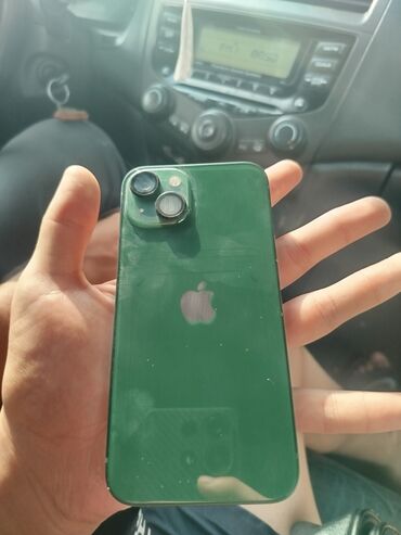 нерабочие телефоны: IPhone 13, Б/у, 128 ГБ, Зеленый, Зарядное устройство, 93 %