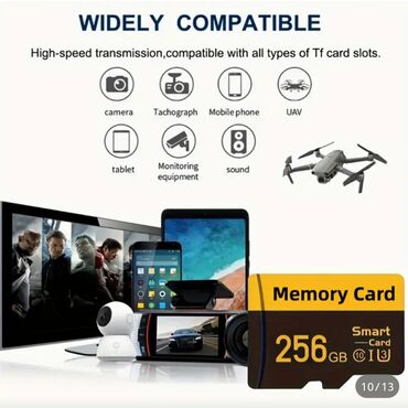 mühafizə kameraları: 😲256gb -20azn 👍original memory card🎁 mağaza bağlandığı üçün ucuza