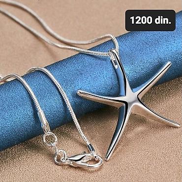 ring: Srebrna ogrlica sa priveskom u obliku morske zvezde - Elegantna — 1