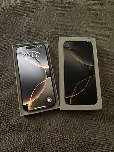 iphon 16 promax: IPhone 16 Pro, Б/у, 512 ГБ, Natural Titanium, Кабель, Коробка, 100 % — 2