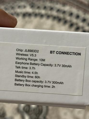 bluetooth qulaqciqlar qiymeti: Yeni Simsiz (Bluetooth) Qulaqcıqlar, Apple, rəng - Ağ — 2