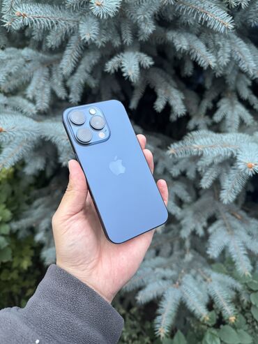 электрический чайник бу: IPhone 15 Pro, Колдонулган, 256 ГБ, Blue Titanium, Бөлүп төлөө менен, 87 %