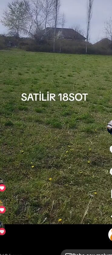 guneslide kiraye evler: 18 sot torpaq sahəsi kənd təsərrüfatı və ya yaşayış məqsədləri üçün
