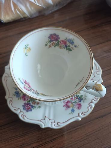 ag saat: Çay dəsti, rəng - Ağ, Farfor, Reichenbach, Almaniya — 2