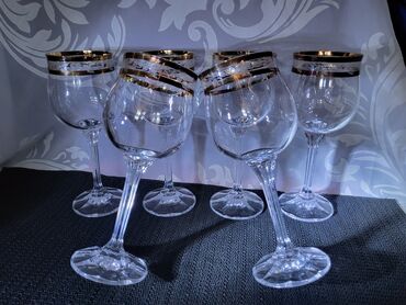 Čaše: Case kristal za vino Bohemija,rucni rad 60te.god. Case kristal,rucna na lalafo.rs — 1 Čaše: Case kristal za vino Bohemija,rucni rad 60te.god. Case kristal,rucna — 1