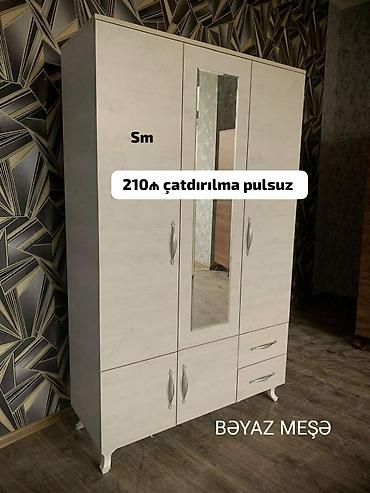 Dolab-asılqanlar: *3 Qapili Dolab şeher içi çatdırilma pulsuz qiymət 210azn* 4 qapılı — 5