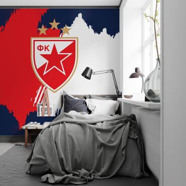 Ostalo: Zidne fototapete sa motivima FK Crvena zvezda - Tematski dizajn za — 12