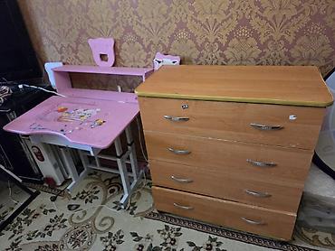 купить тумбочку бу: Продаю парту и комод
парта 700 сом
комод 1500
уметалиева/боконбаева — 1