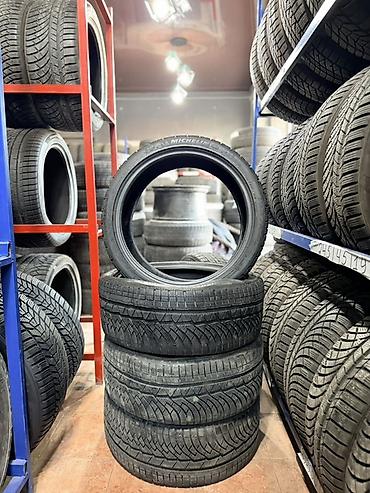 Шины 225 / 40 / R 19, Зима, Б/у, Комплект, Легковые, Франция, Michelin