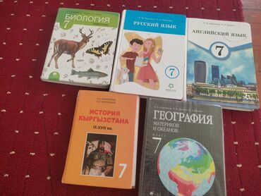 н.с.жусупбекова а.а.оморова г.с.чепекова гдз: Набор из пяти школьных учебников для 7 класса, охватывающий ключевые