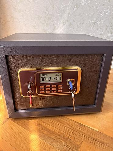 pul qab: Elektron şifrəli seyf - Korpus: qalın polad konstruksiya, teksturalı — 4