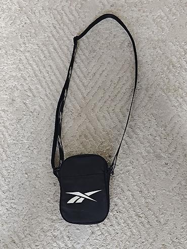 sling bag: Сумка через плечо Reebok (малого формата) - Цвет: черный с белым — 2