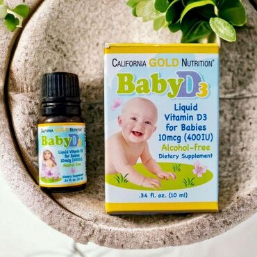 кальций цена: Самый популярный витамин Baby D3 от California Gold Nutrition!
