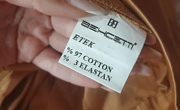 mini etek: Yaxın mövsüm üçün yüngül pambıq ətək. Türkiyə istehsalıdır, “Başteti” — 2