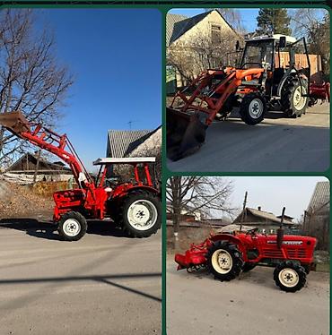 Тракторы YANMAR: Японский мини трактор Yanmar YM 2620D с фрезой. 530мин — 1