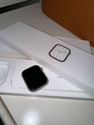 Прямые: Продаю! Apple Watch 7 Series 45mm Starlight Почти не пользовались, в