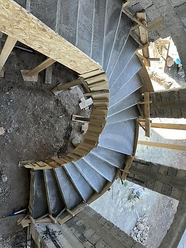 plant beton: Бетонная лестница Для дома, Форма лестницы: Винтовая — 4