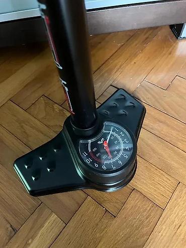 Dodaci za bicikl: CRIVIT XL podna pumpa sa manometrom - Podna biciklistička pumpa sa — 5