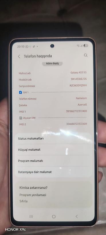 samsung galaxy tab a7: Samsung Galaxy A53, 128 GB, İki sim kartlı — 4
