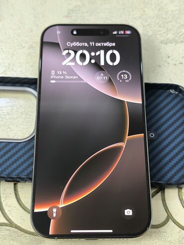 купить поко ф6 про в бишкеке: IPhone 16 Pro, Колдонулган, 256 ГБ, 93 %
