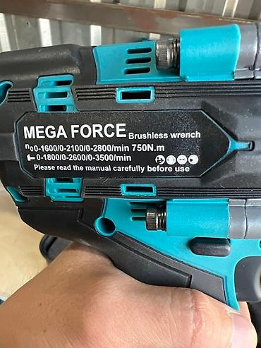 brushless: Аккумуляторный ударный гайковерт MEGA FORCE (безщеточный) — 4