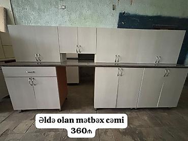 Metbex mebeli – dəst - Ölçü: 303 sm - Material: açıq rəngli laminat