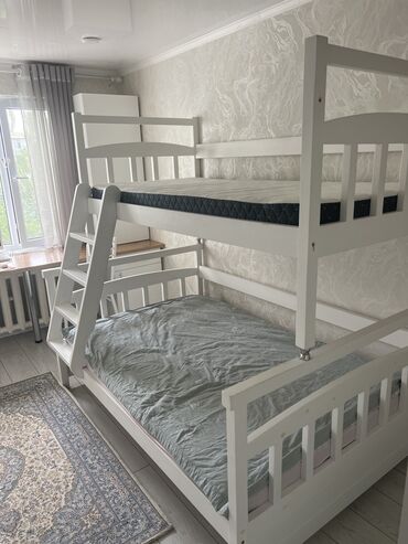 детские кроватки фото и цены: Двухъярусная кровать, Для девочки, Для мальчика, Б/у