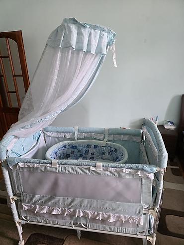 beşik tülü: Oğlan və qız üçün, İşlənmiş, Dördbucaq, Beşik, Matrassız — 4
