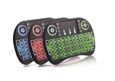 Tastature: Mini bežična tastatura sa touchpadom (mini QWERTY) - Kompaktan — 12