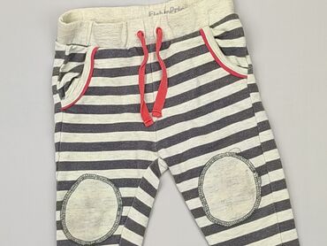 spodnie w kropki dla chłopca: Sweatpants, 9-12 months, condition - Satisfying