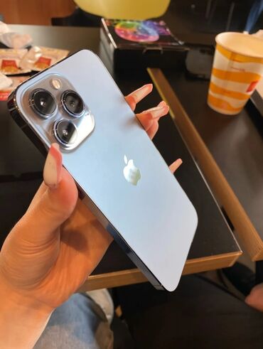atouch se pro qiymeti: IPhone 13 Pro Max, 128 ГБ, Sierra Blue, Face ID, Рассрочка