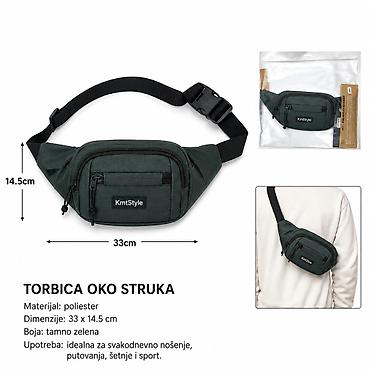KMT Torbica oko struka 501702 Praktična torbica za svakodnevnu