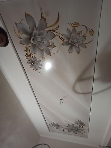 Натяжной потолок: Натяжной потолок Глянцевое, Матовое, 3D потолки Монтаж, Гарантия, Бесплатная консультация — 8