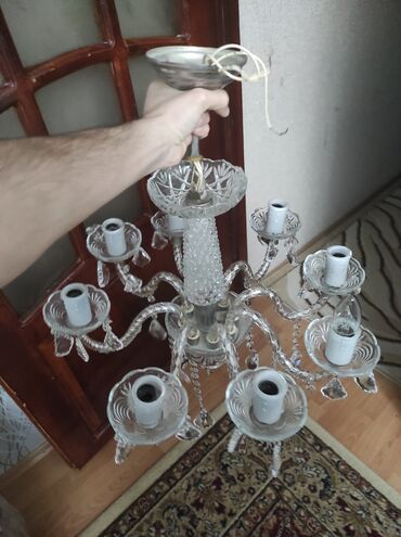 listur satisi: Çılçıraq, 8 lampa, Şüşə
