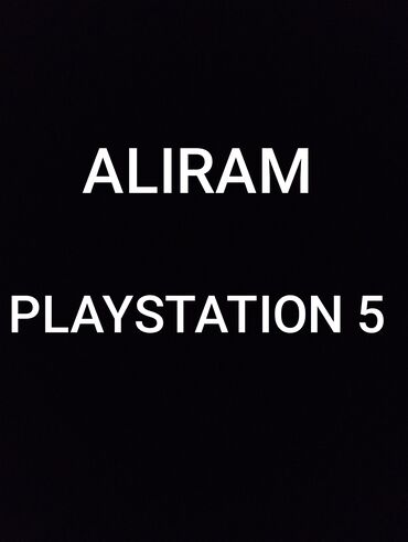 PS5 (Sony PlayStation 5): Mütləq 2 dənə dualsens olsun və fc24 disknen amma fc25 olsa 800 AZN