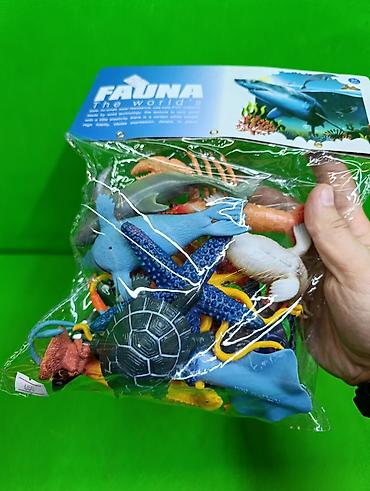 дельфи: Животные морские игрушки в комплекте🦈 Комплектация товара: черепаха — 2
