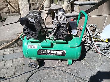 kompressor 50: “SÜPER KARPAT” hava kompressoru - İki silindrli, elektrik mühərrikli — 1
