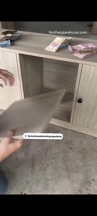 komode za lavabo: Komoda sa skrivenom fiokom Materijal: Komoda se izrađuje od Univera — 4