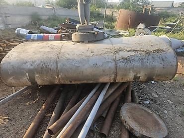 böyük qazanlar: Metallik üfüqi silindrik tutum (rezervuar) - Material: qalın divarlı — 4