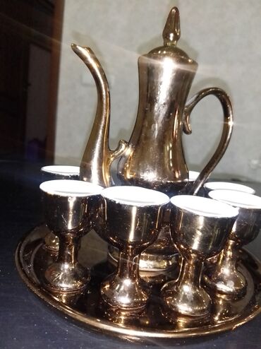 набор посуды люминарк 19 предметов: Посуда Советская: Коньячный арабский дамский набор на 7 персон, цвет