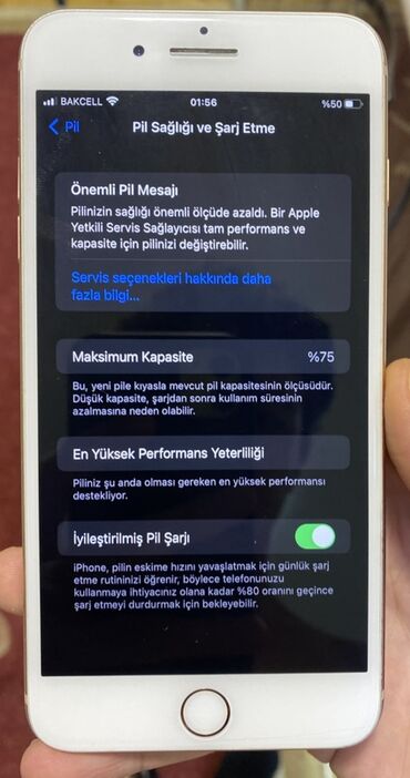 Apple iPhone: IPhone 8 Plus, Qızılı, Barmaq izi — 10