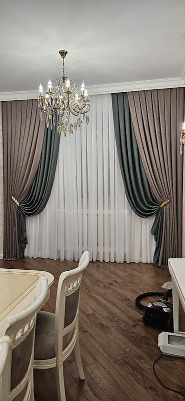 hamam perdesi: Yeni, Tül, rəng - Ağ, Pulsuz çatdırılma — 10