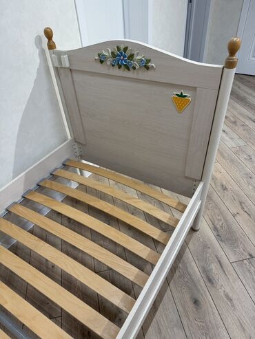 Təknəfərlik uşaq çarpayıları: Oğlan və qız üçün, Çarpayı, Bazalı, Matrassız, Siyirməli — 4