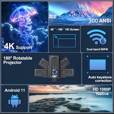 Proyektorlar: Yeni Portativ Proyektor Ödənişli çatdırılma — 9