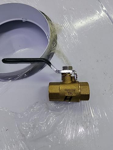 Шаровый кран 1/2" (DN15), латунь - Материал: латунь, никелированный